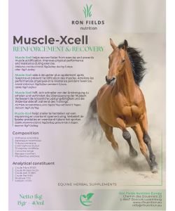 Muscle - XCell - Soutien musculaire naturel pour chevaux, 1&nbsp;kg